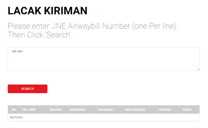 Mengapa Cek Resi JNE dengan Nama Sangat Penting Sebelum Lebaran?