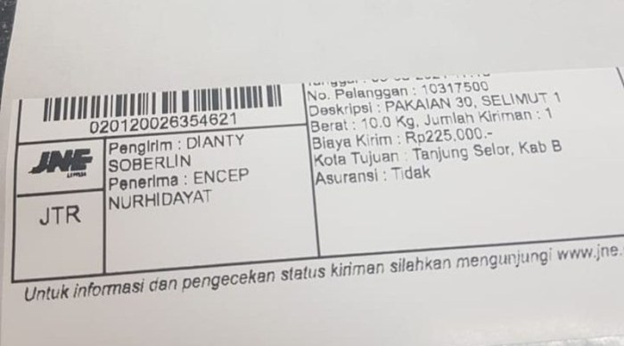 Mengapa Cek Resi JNE JTR Menjadi Tren di Kalangan UMKM Indonesia?